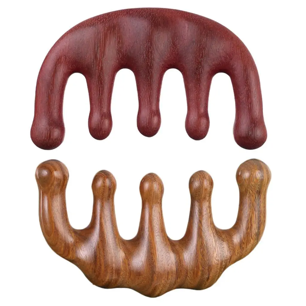 

Handheld Wood Facial Massage Comb Massager for Neck Hand Women Men
