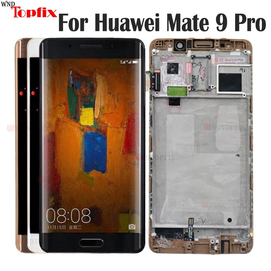 For Huawei Mate 9 Pro Mate9 Pro LCD Display Touch Screen Digitizer With Frame Replacement Screen