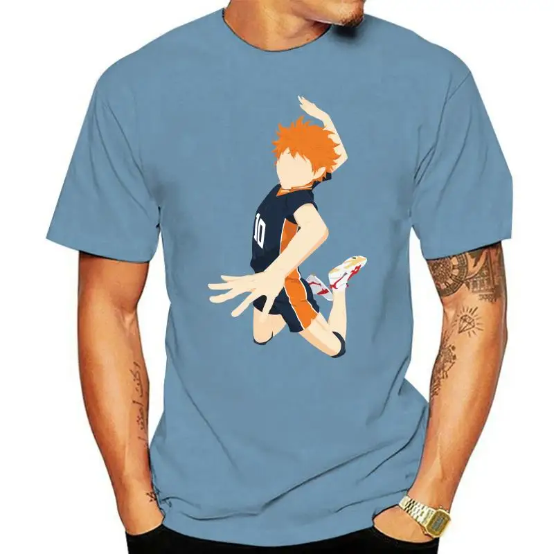 

Haikyuu Anime Hinata Character Anime Manga Men () T Shirt White Cotton T-Shirt Fashion Free Shipping Youth