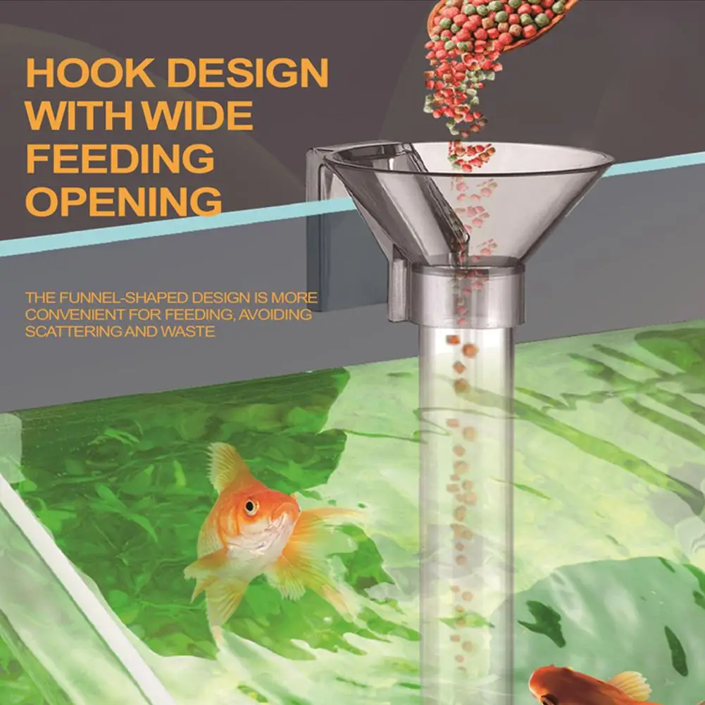 

Aquarium Feeder Tube Dish Transparent Fish Tank Shrimp Snail Food Feeder Bowl Aquarium Feeding Accessories Shrimp Feeders