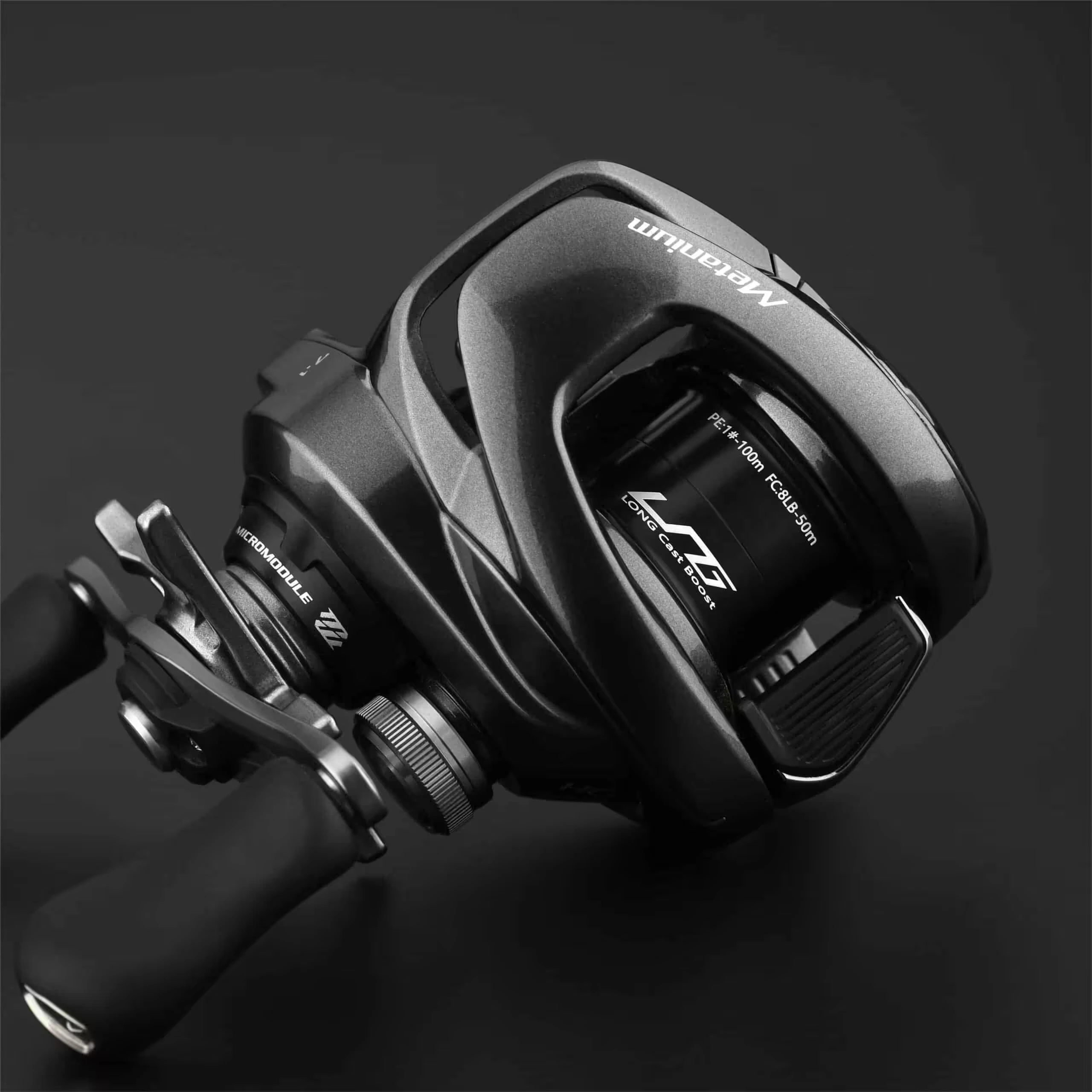 Фото Катушка GOMEXUS MT120 из сверхпрочного дюралюминия для 20/22 Metanium 8 LB 50м, 1 PE 100м, 0.8 PE 120м №5