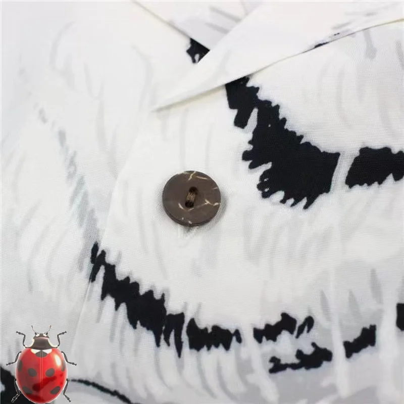 Tiger Head Roar Print WACKO MARIA Hawaii Men Women Shirt