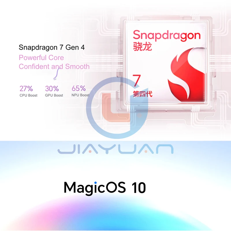 Смартфон HONOR 600 с экраном 6,57 дюйма 120 Гц, процессором Snapdragon 7 Gen 4, камерой 200 МП, аккумулятором 8600 мАч, быстрой зарядкой 80 Вт (китайская версия) (art.: 3920dcb55990a) - 3920dcb55990a