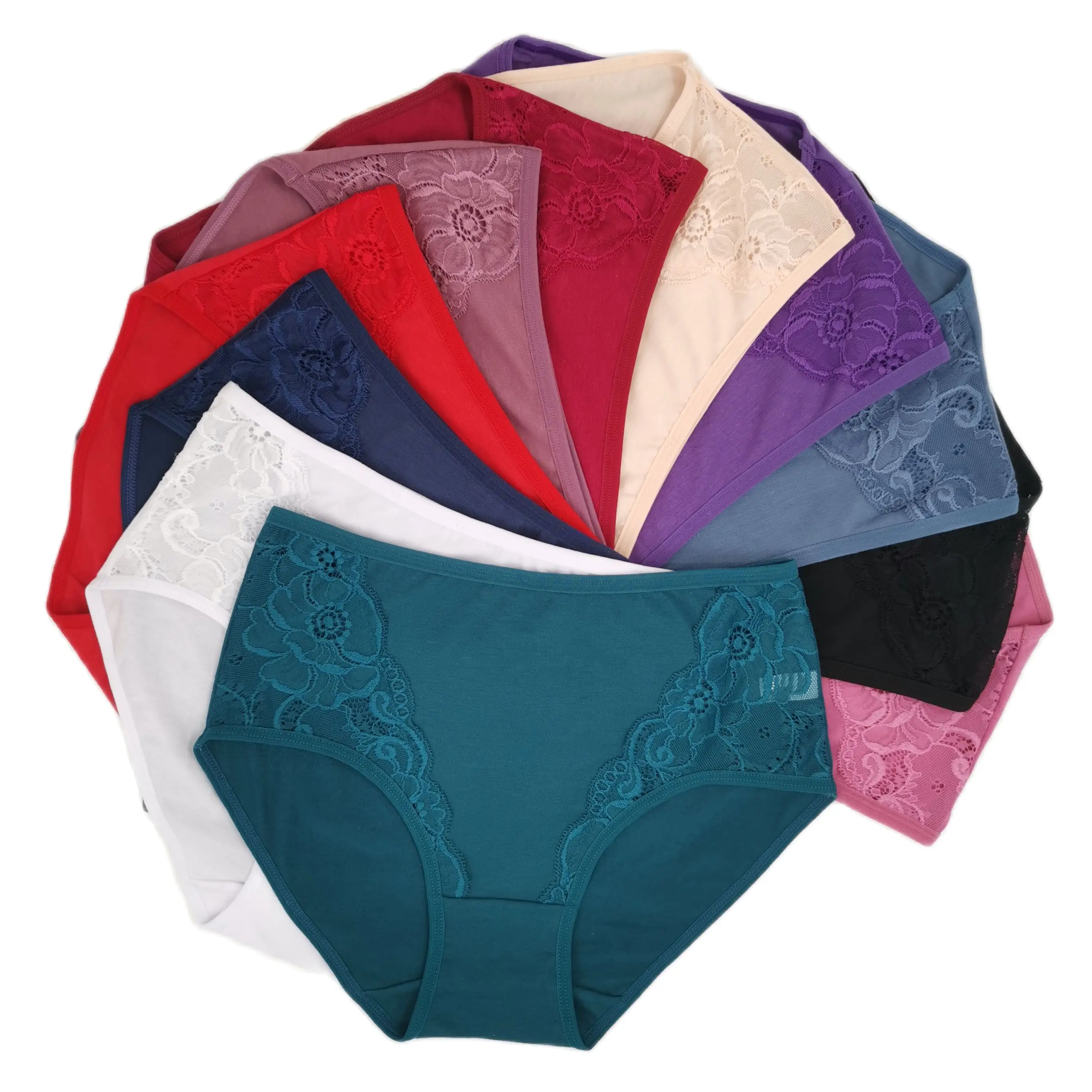 Женские трусики размера плюс See Thru хлопковые большого женские со средней талией