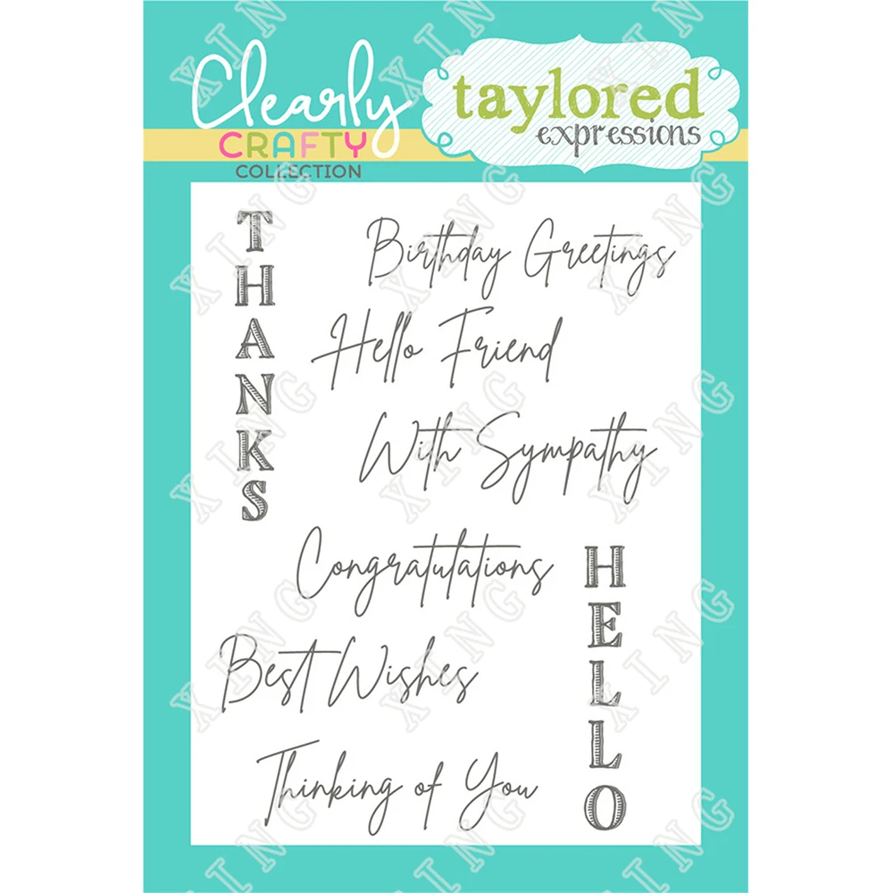 

Slim Botanical Sentiments Silicone Stamps Diy Scrapbook Diary Decoration Embossed Paper Card Album Craft Template New Arrival