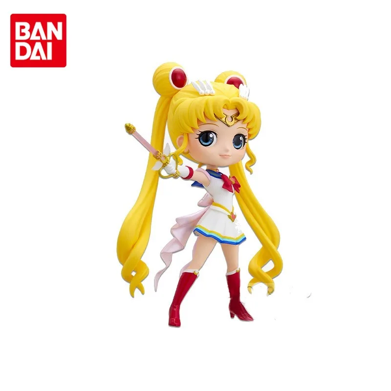 

Bandai Genuine Sailor Moon Chibiusa Tsukino Usagi Anime Action Figures Toys For Boys Girls Kids Gift Collectible Model Ornaments