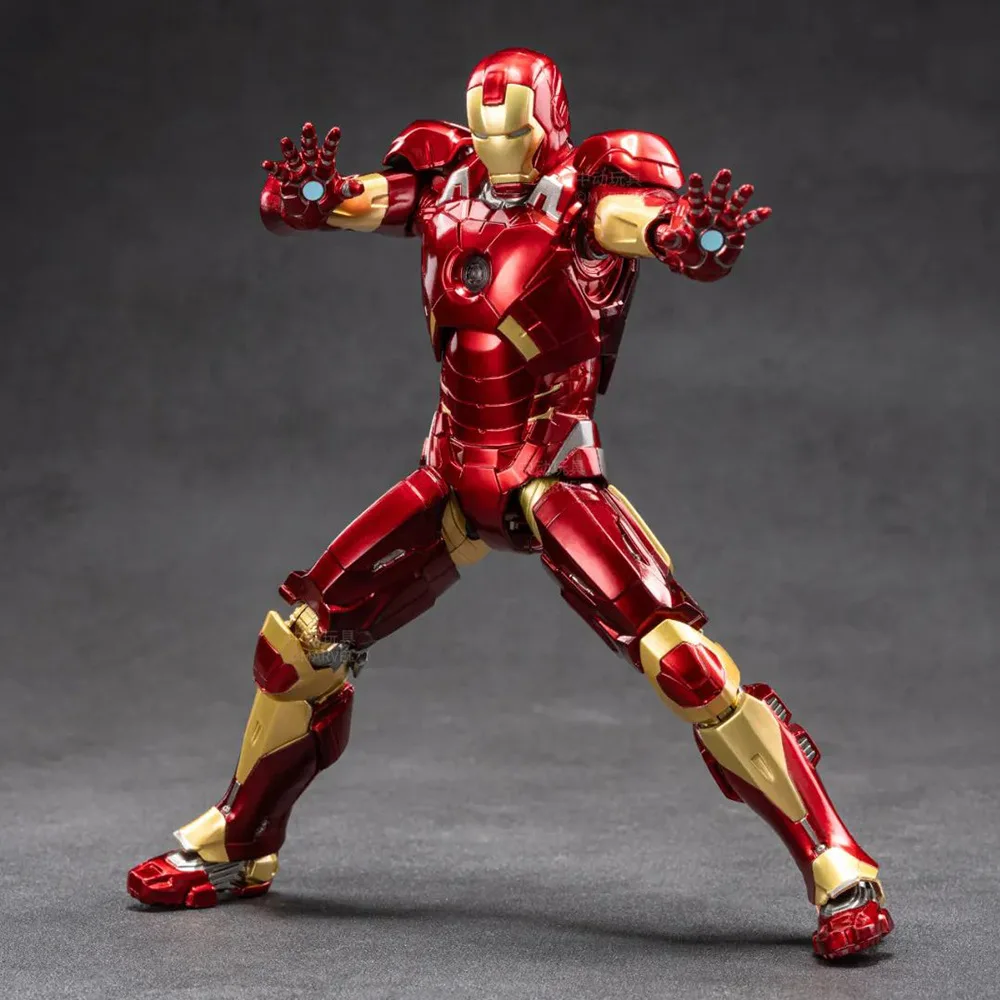 Фото Фигурка Железного человека ZD Toys Mark 35 Red Snapper, Iron Man MK12, MK9, MK37, MK38, Тони Старк, коллекционная игрушка, подарок №3