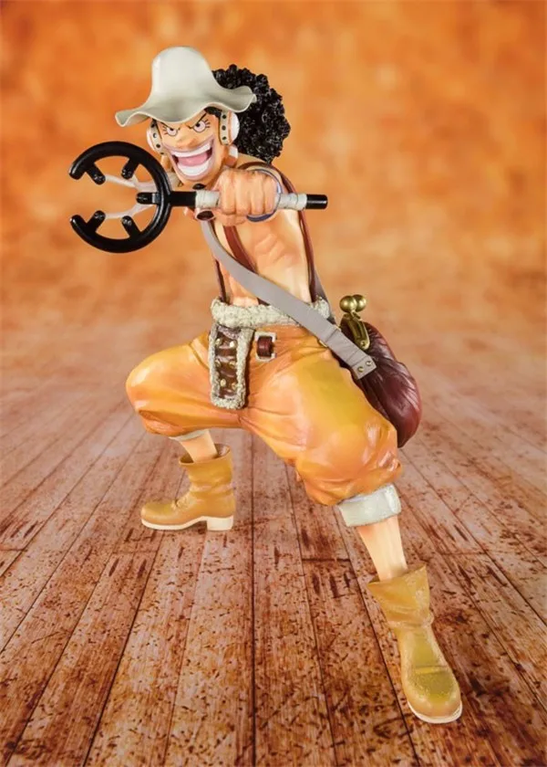 

14CM ZERO One Piece 20th Anniversary Animation Edition Sniper King Usopp Figure PVC Model Toys