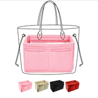 felt insert storage bags handbag organizer insert travel inner purse organizer portable cosmetic bags fit speedy neverfull