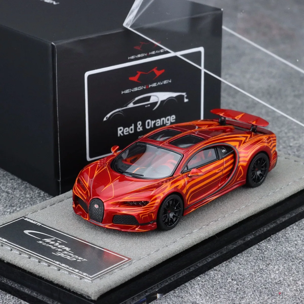 Модель HH 1:64 Bugatti Chiron Supersport 300-серия коллекция моделей автомобилей из смолы