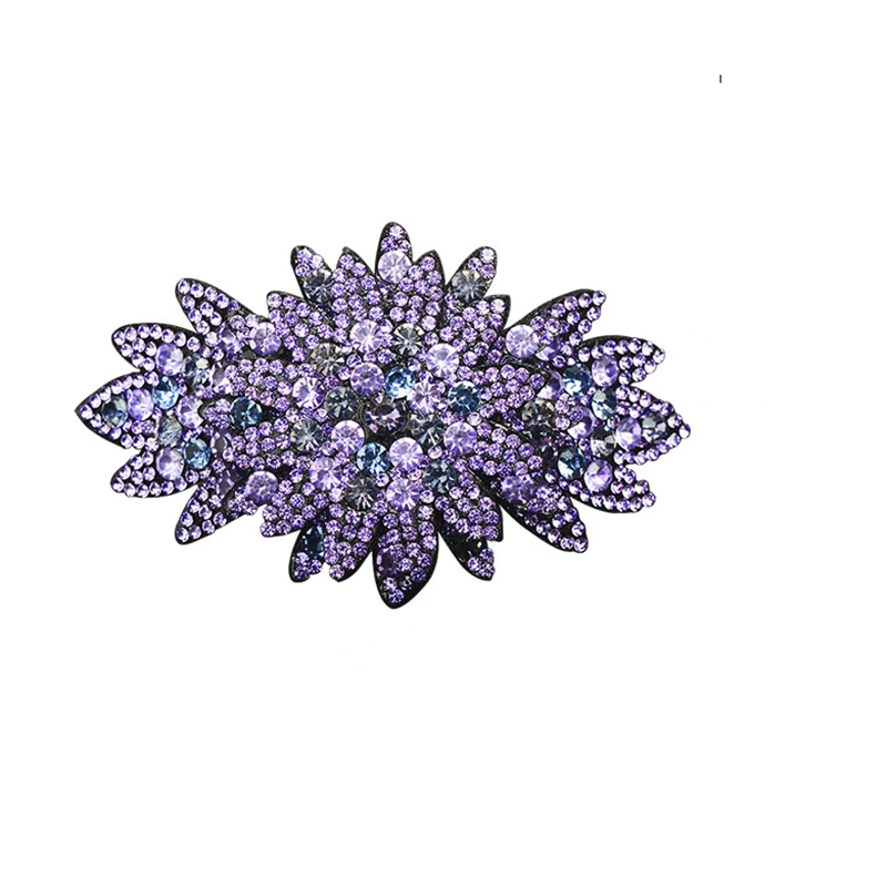 

2021 New Korean Style Top Clip Simple Style Temperament Crystal Hairpin For Women