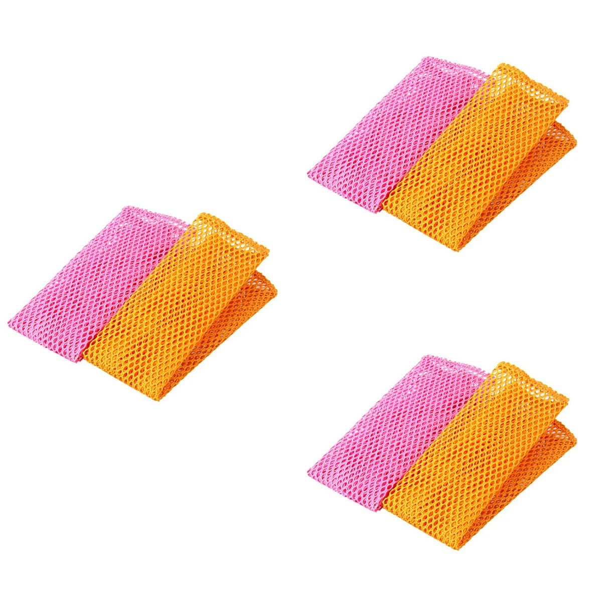 

Dish Cloth Wash Kitchen Towel Mesh Cleaning Bathroom Rag Scrubber Net Hand Washing Rags Clothes Household