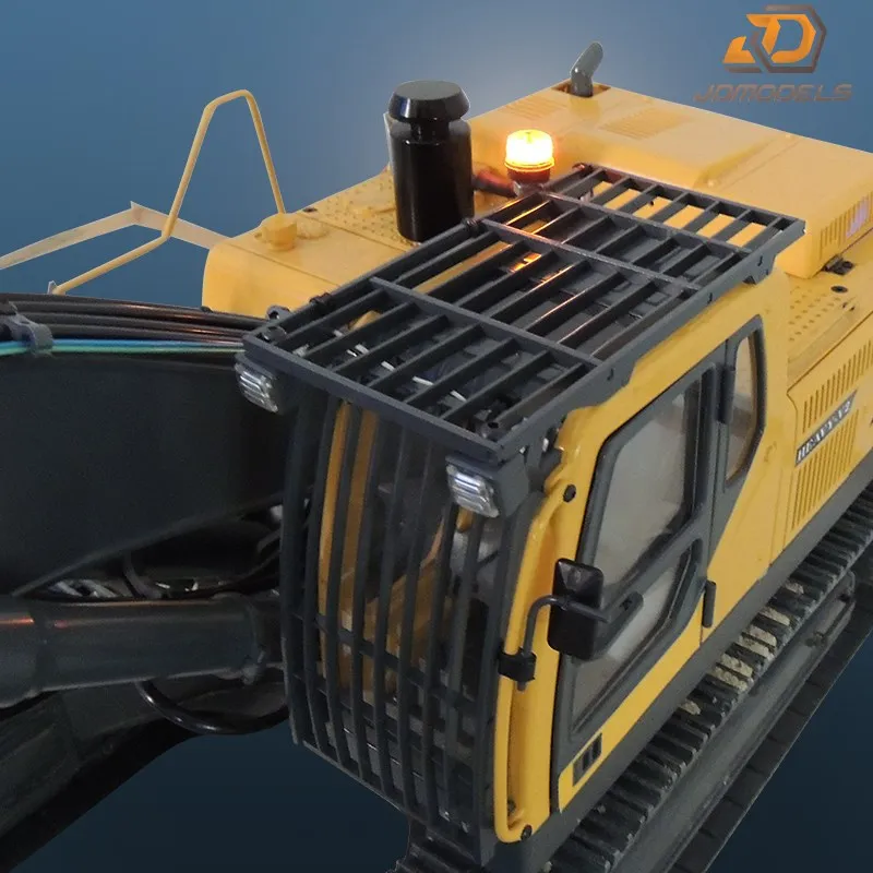 Флюоресцентная защитная сетка для модели гидравлического экскаватора с