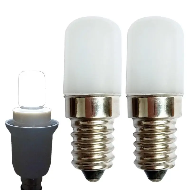 

E14 Led Bulb 1.5w Led Refrigerator Bulb 6000k Daylight White 110v Lamp For Freezer Microwave Study Kitchen Down Lamp Room