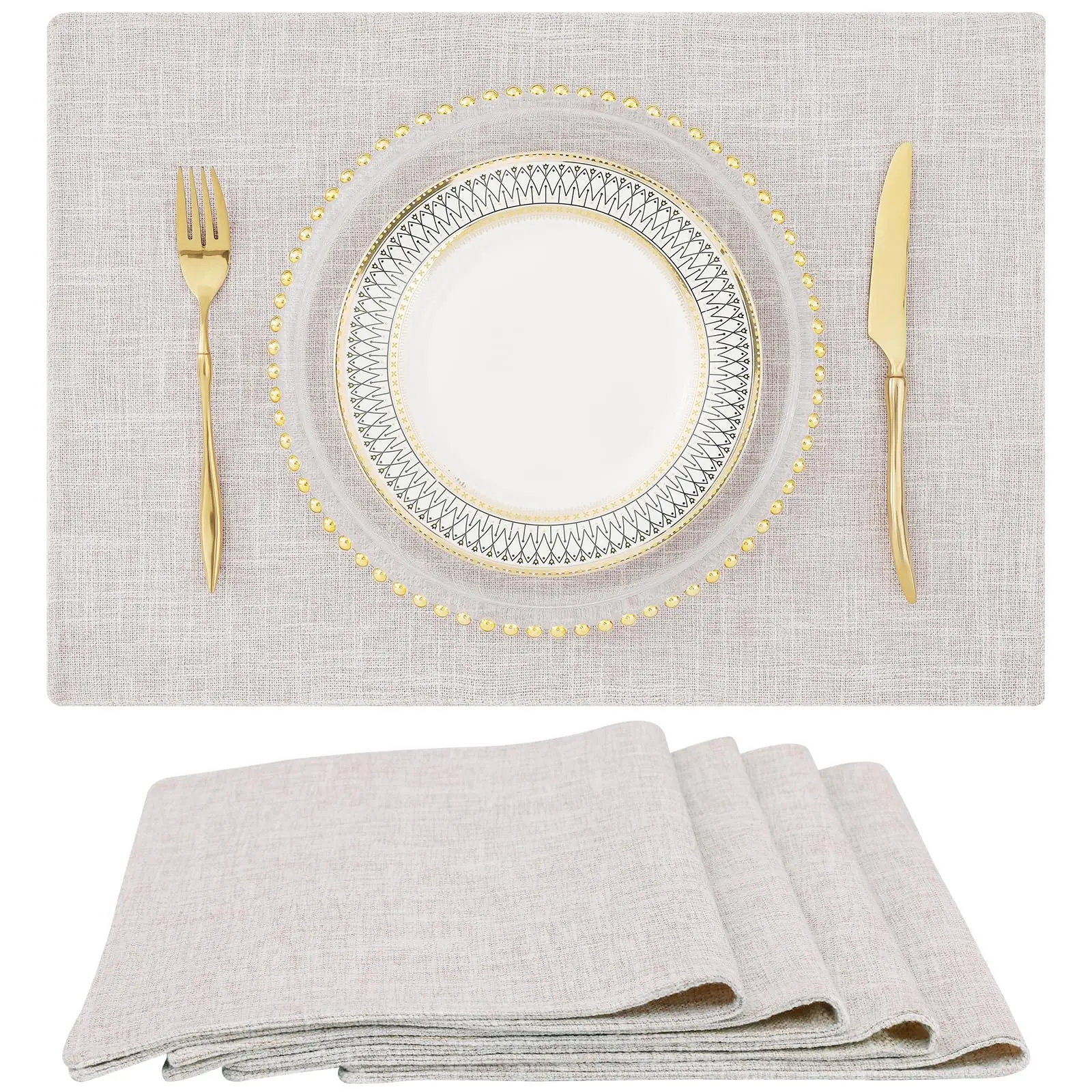 HAPIHAPPY Посуточные коврики для стола из полиэстера