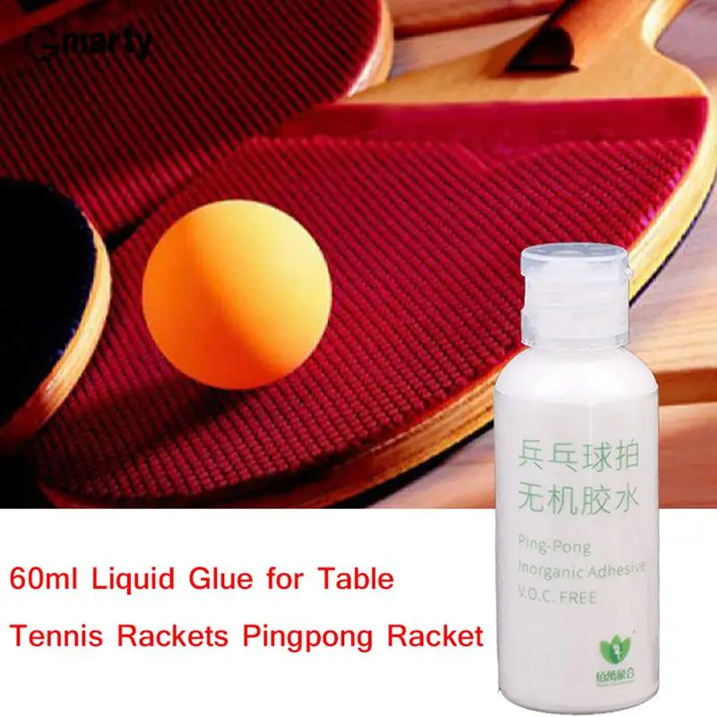 

Professional Table Tennis Glue 60ml Speed Liquid Super With Special Brush Pingpong Racket Rubbers For Pingpong Accessories