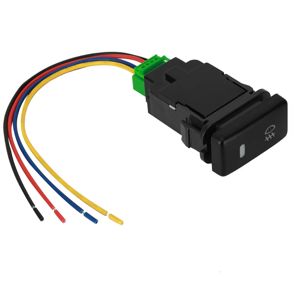 

12V 4-Pole Push Button Switch for Toyota with LED Background Indicator Light