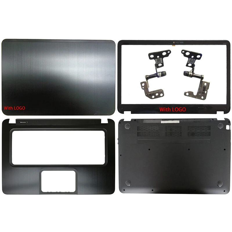 

NEW For HP SleekBook Envy6 Envy6-1000 Laptop LCD Back Cover/Front Bezel/Hinges/Palmrest/Bottom Case 686590-001 692382-001