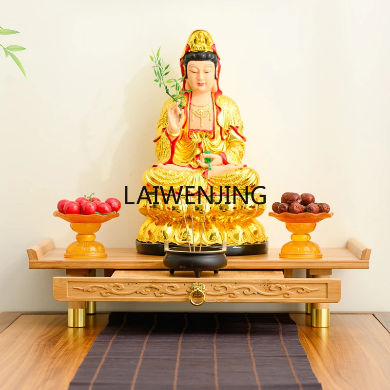 LYN новая маленькая буддийская ниша в китайском стиле поднимается на основе