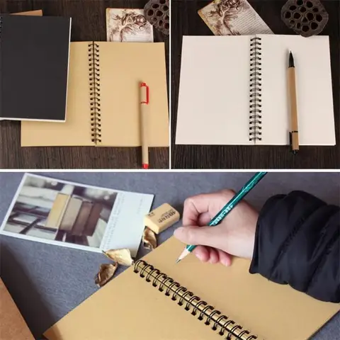 U4LD Reeves Retro блокнот kraft