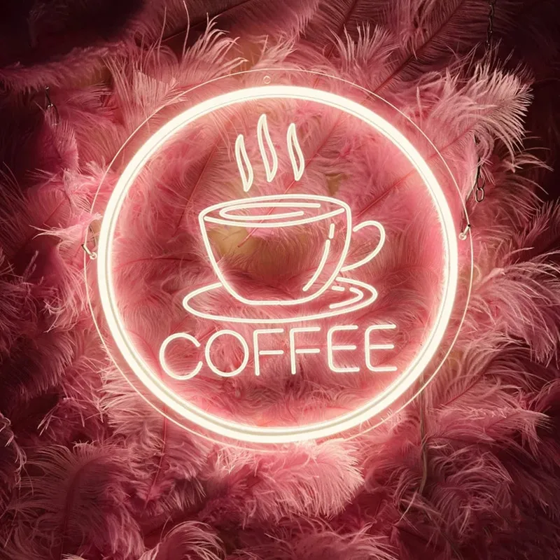 Coffee Bar Sign,3D Engrave USB Neon Sign for Coffee Shop,Custom Neon Sign,Welcome Sign,Kitchen Store Window Decor