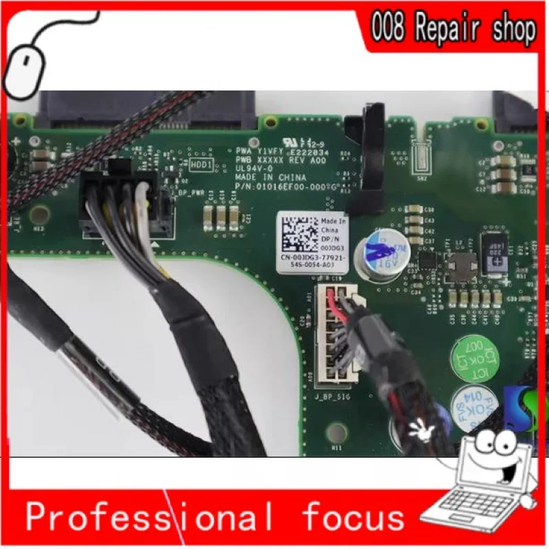 Оригинальная объединительная плата для жесткого диска Dell R720 R720XD 2 5 дюйма 0JDG3 CN-00JDG3