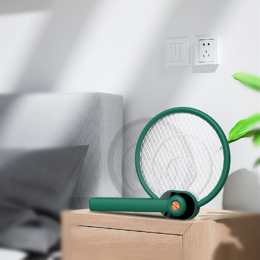 1 шт. Складная портативная аккумуляторная ракетка для насекомых 3500 в