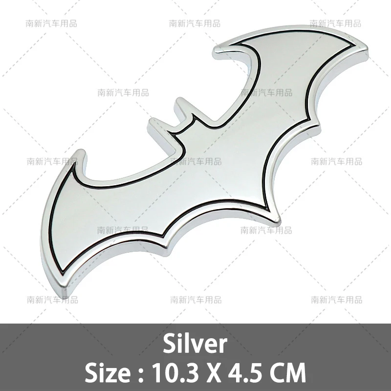 

3D металлический значок летучей мыши, эмблема, тотем животного, мультяшные наклейки, наклейка на задний багажник, мотоцикл, автомобильные украшения, наклейки, аксессуары