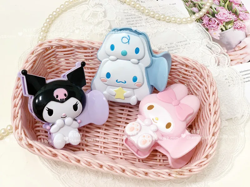 

Новинка Kawaii Cinnamoroll заколка для волос Sanrio Kuromi My Melody для свернутых в спираль волос зажим мультяшный милый аксессуар для волос Игрушки для дево...