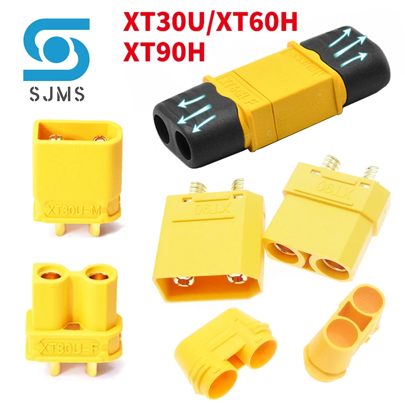 

XT30U XT60H XT90H Male Female XT-30 XT-60 XT-90 Bullet Connectors Plugs For RC Lipo Battery Quadcopter Multicopter