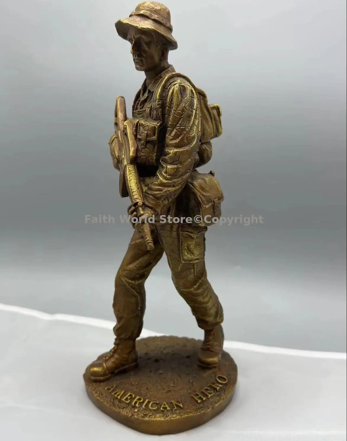 Коллекция военное искусство Бронзовая скульптура статуя Американская история