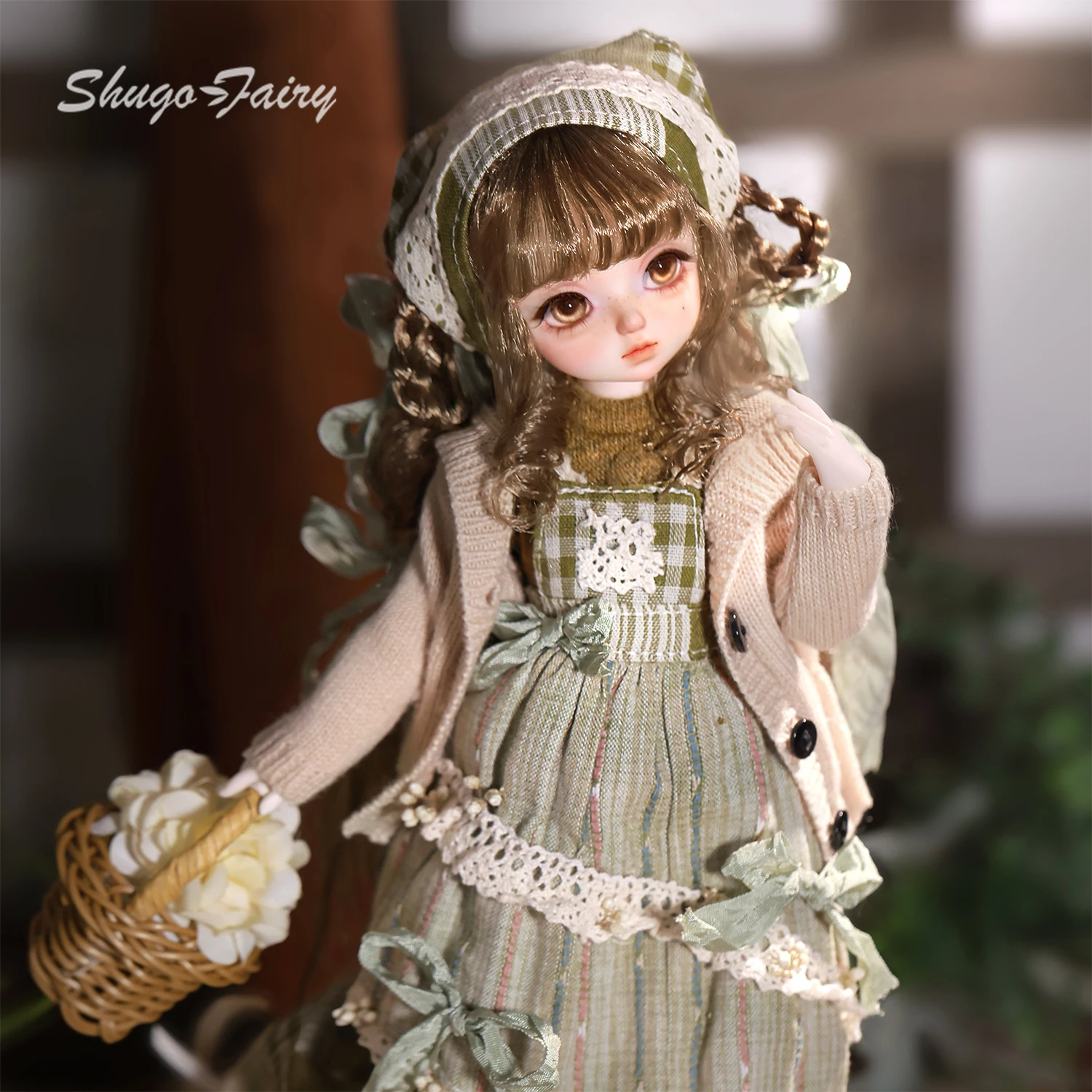 Фото Кукла BJD 1/6 Circe G ShugaFairy, полный комплект, ручная работа, в стиле коттеджкор, лесной стиль, идеальный подарок на день рождения, шарнирная кукла из смолы №1