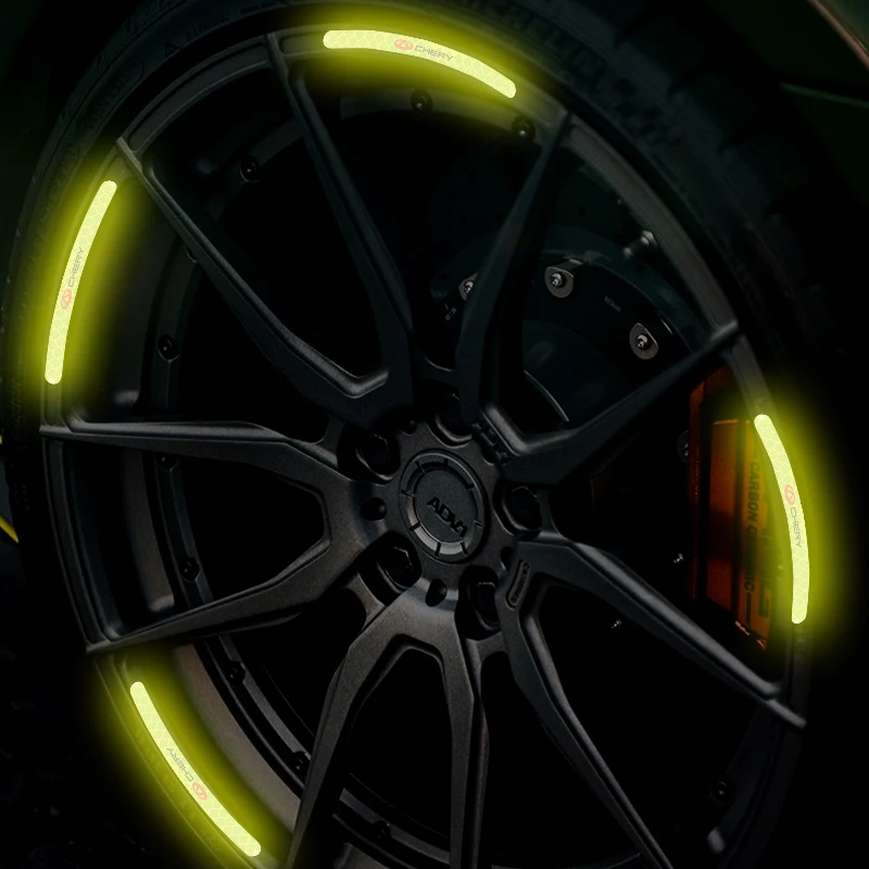 Светоотражающие полосы для автомобильных колес наклейки Skoda Octavia Fabia Karoq Mk2 Mk3 Kamiq