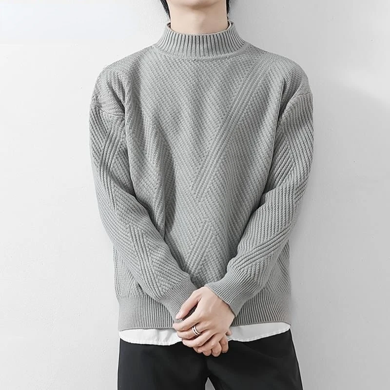 

2023 Men Cashmere Sweater Autumn and Winter Soft Warm Jersey Jumper Pull Homme Pullover Round Neck Knitted Male Sweater D30