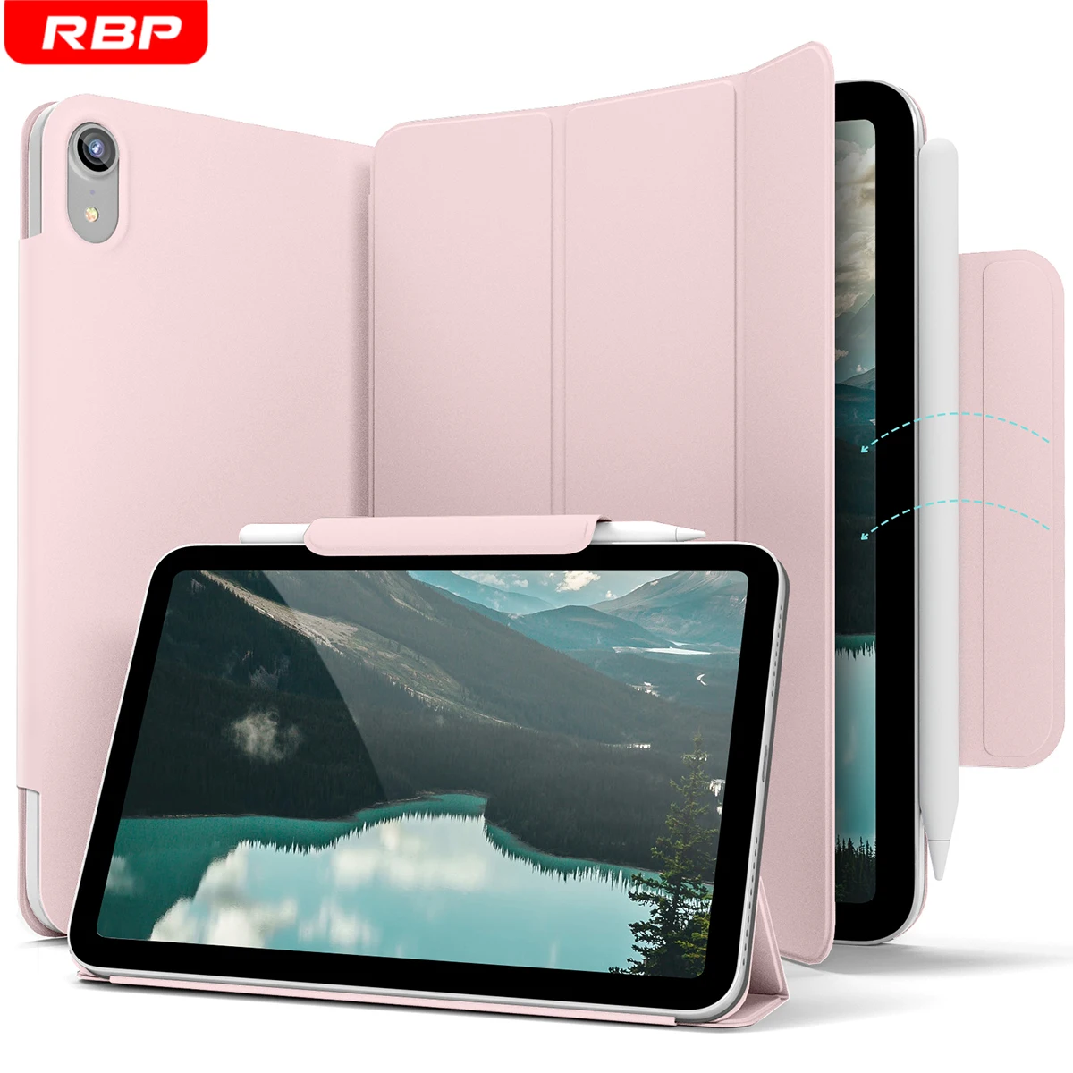 

For iPad Air 4 Case Air 5 for iPad Pro 11 Pro 12 9 Case 2021 12.9 Mini 6 2021 Funda Capa Magnetic attach for iPad Air45 Case