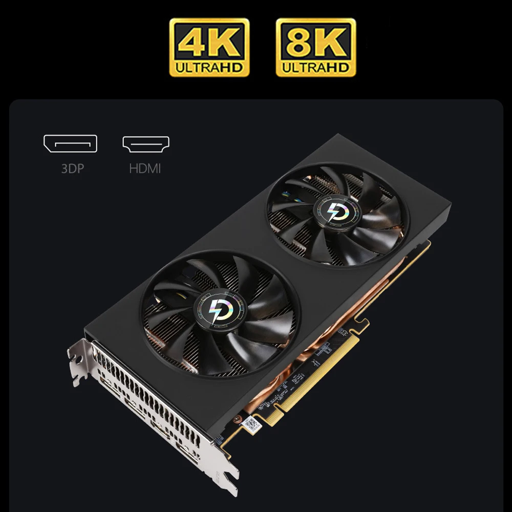 Видеокарта RX 5700XT GDDR6 8 Гб 256 бит игровая видеокарта для AMD Radeon 5700 Xt Настольный ПК