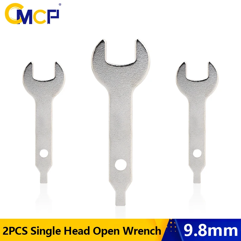

CMCP Single head Open End Wrench 2pcs 9.8mm Opening Single-end Ultra-thin Small Wrench for Supporting Bathroom