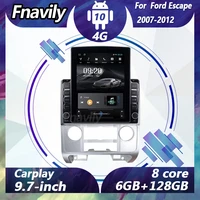 fnavily 9 7 android 10 car radio for ford escape video navigation dvd player car stereos audio gps dsp bt 4g wifi 2007 2012