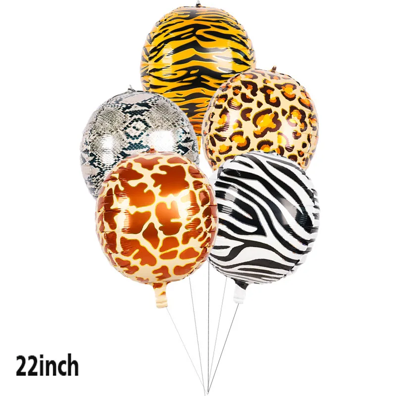 1 шт. 4D прозрачные гелиевые воздушные шары с животными из джунглей динозавры