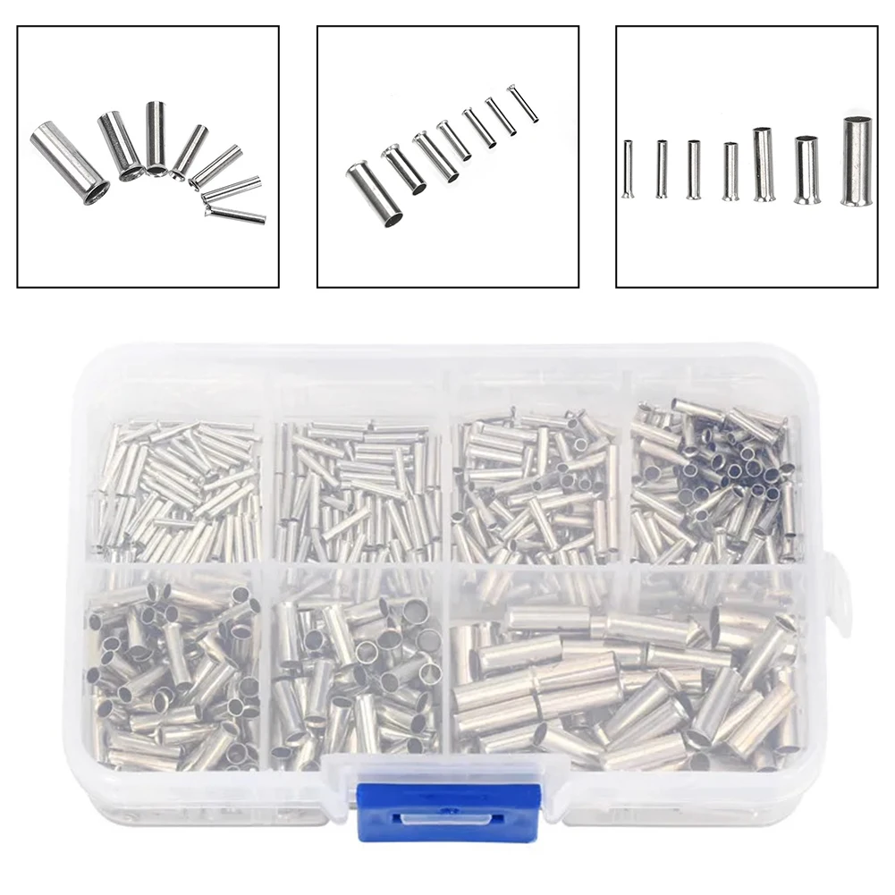 700 шт. медные обжимные наконечники для проводов 22-10 AWG клеммы разъемов