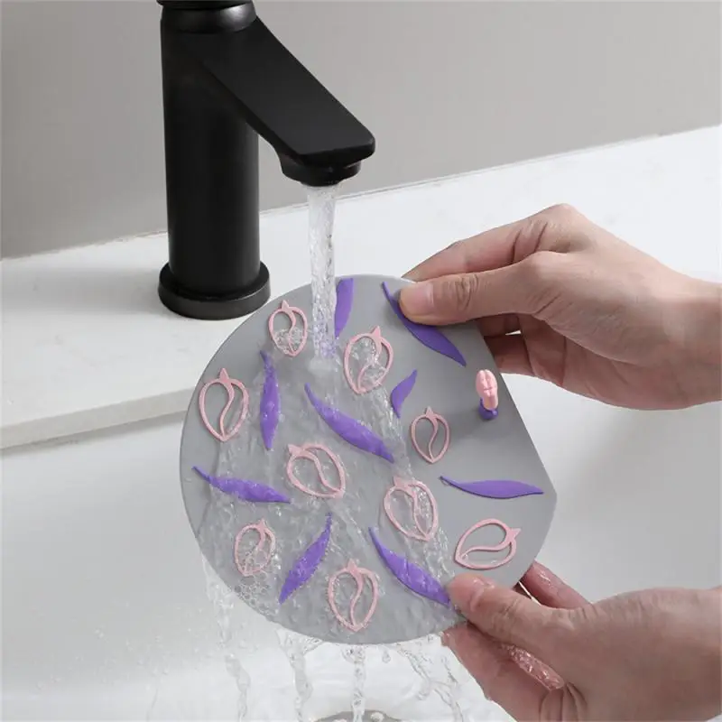 

Durability Sewer Seal Floor Drain Cover Silicone Insect Prevention 13cm Floor Leakage Cover Bathroom Equipment Odor-proof