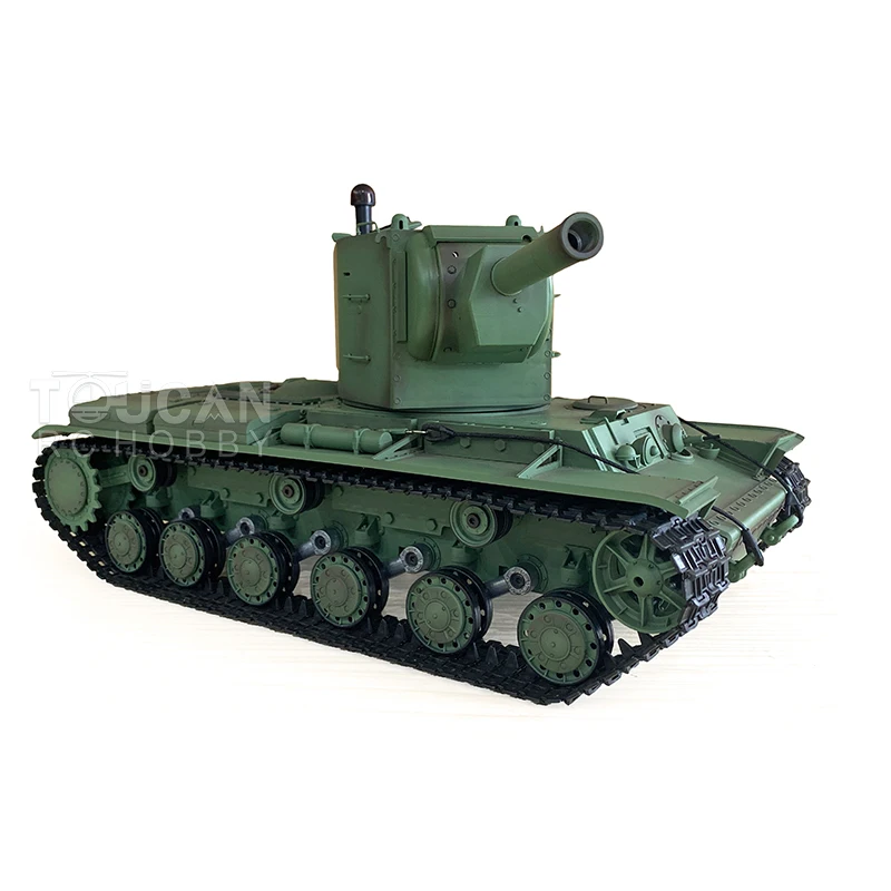 HENG LONG 1/16 Советский радиоуправляемый танк KV-2 Gigant 7 0 FPV 3949 360 ° Бочка с турелью отдача