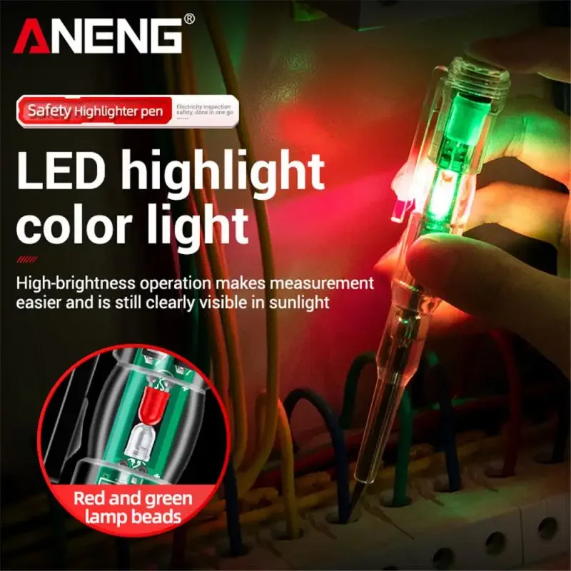 Intelligent Voltage Tester Pen AC Non-contact Induction Test Pencil Voltmeter Power Detector Electrical Screwdriver Indicator