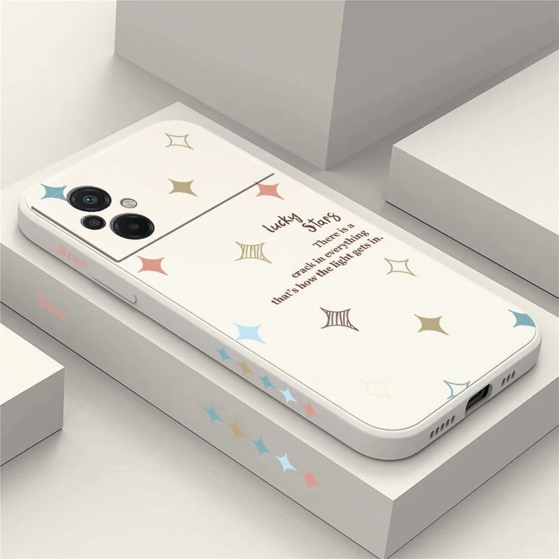 Чехол для Xiaomi Poco F6 F4 F5 F3 Pro Painting Dream Colorful Stars Pattern Силиконовый мягкий противоударный