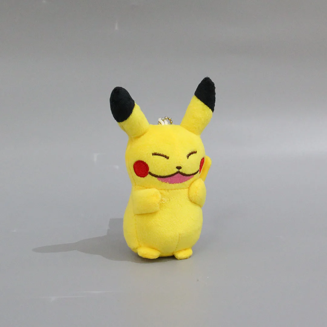 

20pcs/lot Pokemon Anime Pikachu plush toys pendant keychain Doll