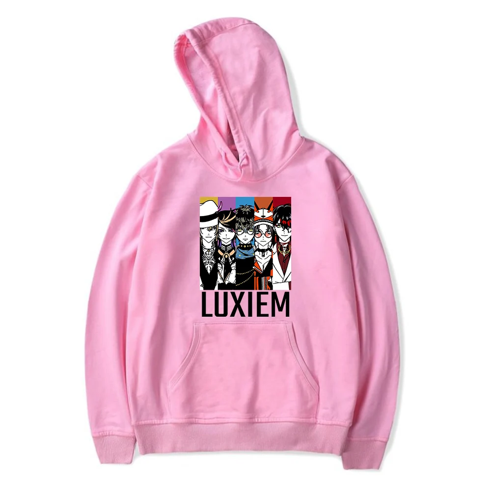 Luxiem VTuber Vox Akuma Mysta Rias Толстовка с капюшоном унисекс длинным рукавом для женщин и