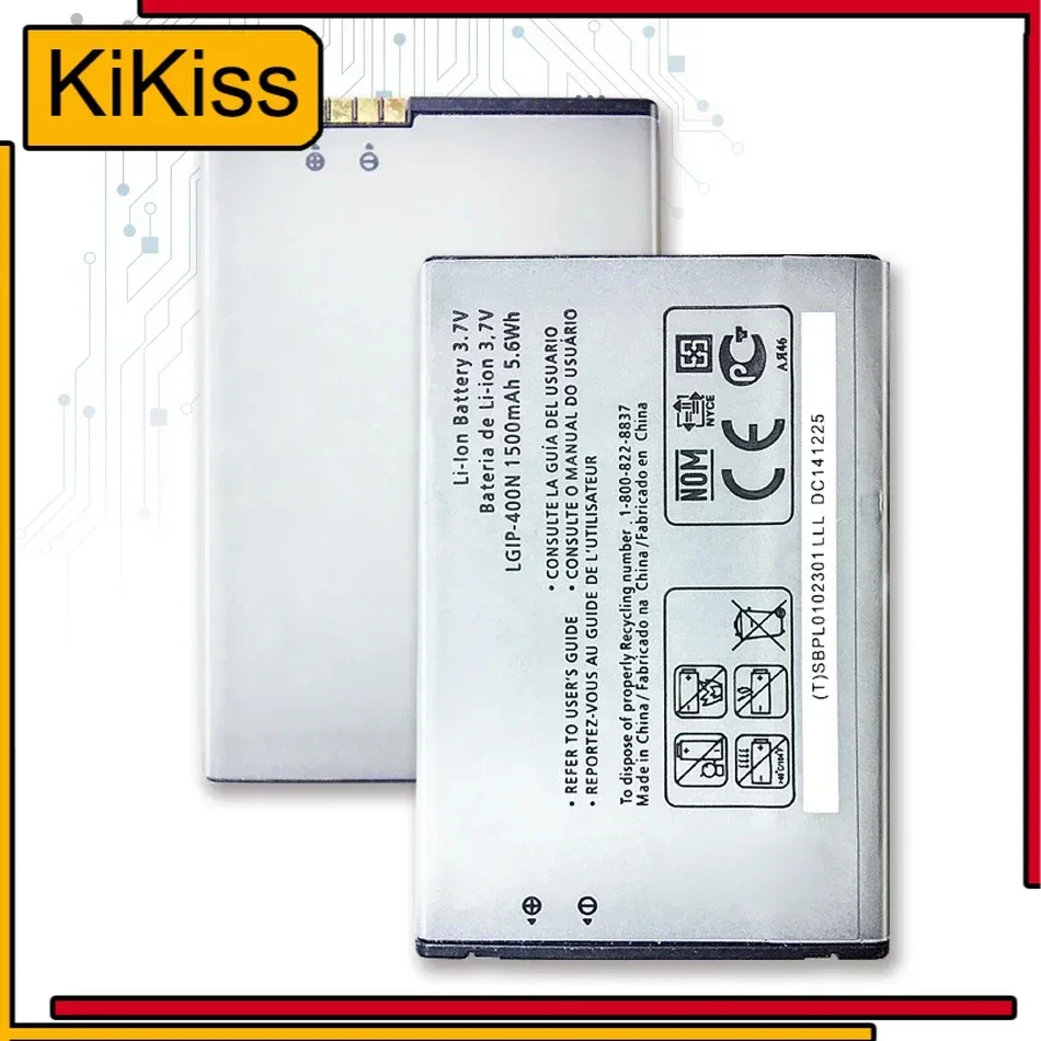Аккумулятор LGIP-400N 1500 мАч для LG OPTIMUS M/C/U/V/T/S/1 VM670 LS670 MS690 P500 P509 P503 P520 GX200 GX300 GW620 GM750 GT540