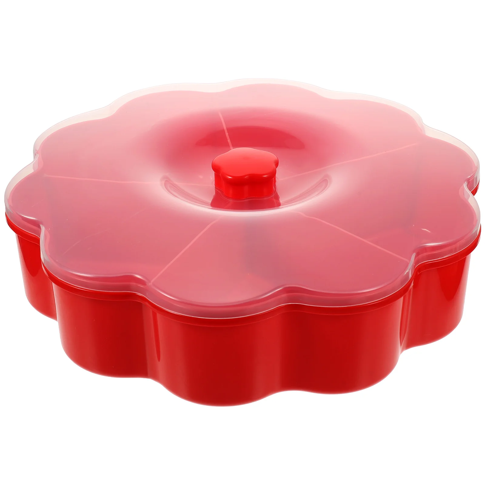 

Box Snack Fruit Candy Storage Compartment Container Dry Tray Snacks Serving Holder Dried Case