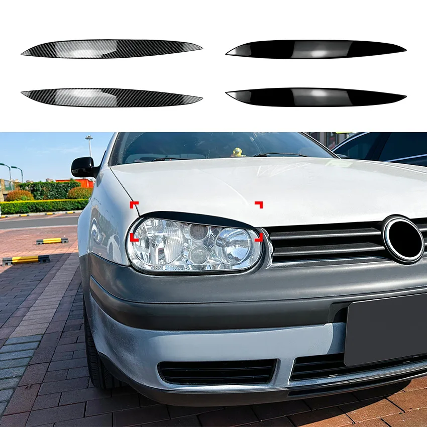 

Front Headlight Eyebrow Car Sticker Exterior Modification Golf 4 High 4 Golf MK4