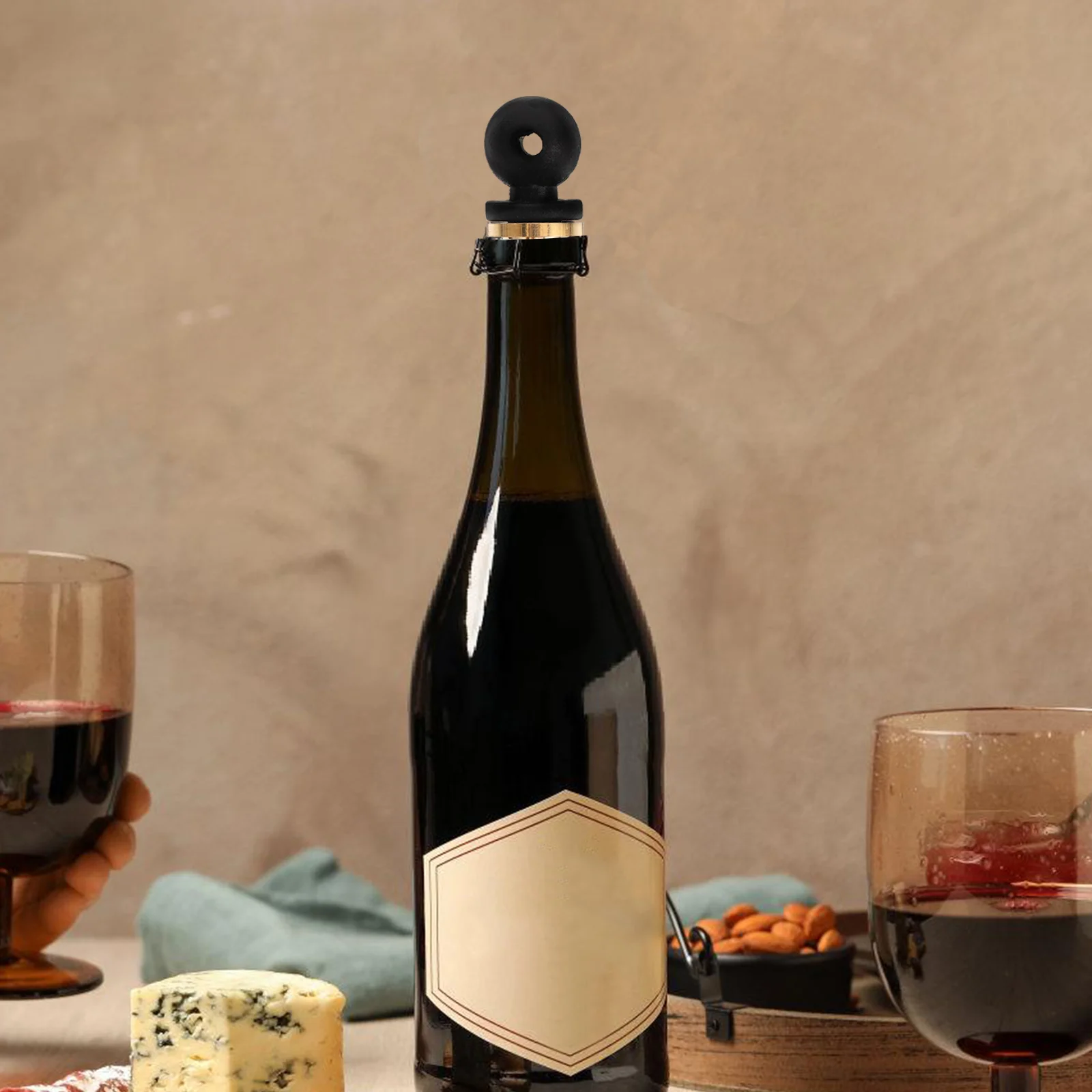 Машина для запечатывания пробок тыквы Многоразовые пробки бутылок Золотая